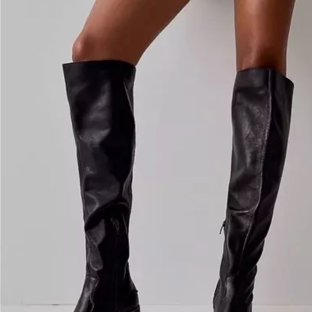 Free People Brianna Over-the-Knee Boots size 37 LIKE NEW